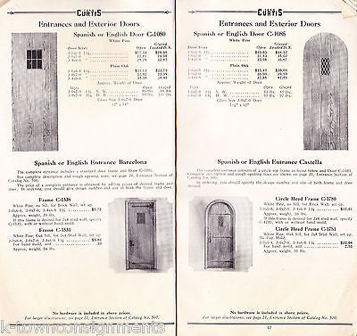 CURTIS WOODWORK CLINTON IOWA ANTIQUE HOME BUILDING DECOR SALES CATALOG 1927 - K-townConsignments