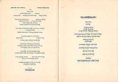 ALASKA INDIANS AT KETEPIKAN CANADIAN NATIONAL STEAMSHIPS ANTIQUE DINER MENU 1939 - K-townConsignments