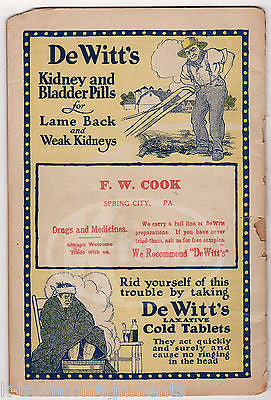 DeWITT'S 200 YEAR CALENDAR HOROSCOPE & QUACK MEDICINE ANTIQUE ADVERTISING BOOK - K-townConsignments