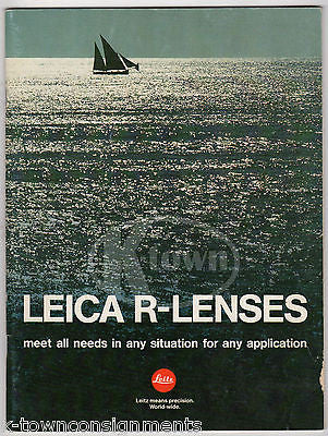 LEICA R-LENSES PHOTOGRAPHY EQUIPMENT VINTAGE LEITZ CAMERA LENS CATALOG 1983 - K-townConsignments