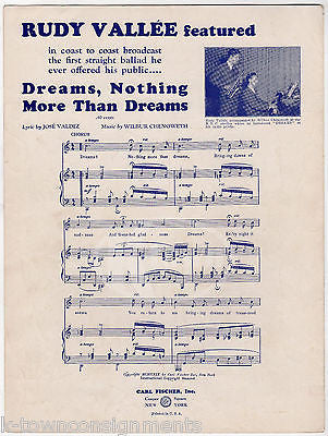 UNIVERSITY OF MAINE STEIN SONG RUDY VALLEE VOICE & PIANO SHEET MUSIC 1930 - K-townConsignments