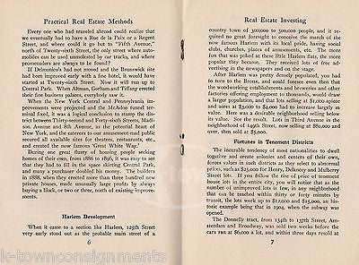 PRACTICAL REAL ESTATE METHODS BY HENRY MORGENTHAU ANTIQUE SALES GUIDE BOOK 1909 - K-townConsignments