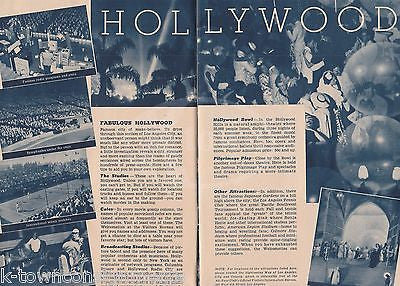 SOUTHERN CALIFORNIA LOS ANGELES HOLLYWOOD ANTIQUE GRAPHIC ADVERTISING GUIDE BOOK - K-townConsignments