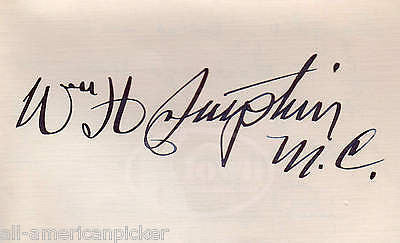 William Sutphin New Jersey Cavalry Pancho Villa Expedition Autograph Signature - K-townConsignments