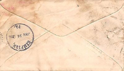 JOHN ECKERT PHILADELPHIA READING RAILROAD ANTIQUE SIGNED ADVERTISING LETTER 1895 - K-townConsignments