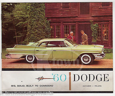 DODGE MATADOR & POLARA CARS VINTAGE GRAPHIC ADVERTISING DEALERS SALES CATALOG - K-townConsignments