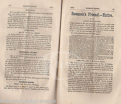THE SEAMEN'S FRIEND 32 ANNUAL REPORT AMERICAN SEAMEN'S FRIEND SOCIETY BOOK 1860 - K-townConsignments