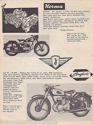 NEAL WARNER ZUNDAPP MOTORCYCLE RACER VINTAGE GRAPHIC ADVERTISING PRINT - K-townConsignments