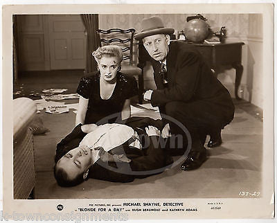 KATHRYN ADAMS HUGH BEAUMONT BLONDE FOR A DAY ACTORS VINTAGE MOVIE STILL PHOTO - K-townConsignments