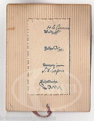 VENDOME HOTEL BOSTON BACK BAY ANTIQUE WALTZ POLKA DANCE CARD INVITATION PROGRAM - K-townConsignments