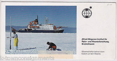 EUROSHACK ANTARCTIC EXPEDITION AUTRALIA - GERMANY STAMPED POSTAL MAIL COVER 1995 - K-townConsignments