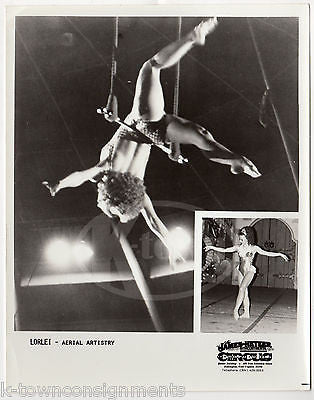 LORLEI ARIAL ARTISTRY ACROBATIC ACT VINTAGE JAMES-HETZER CIRCUS PROMO PHOTO - K-townConsignments