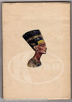 LUXOR THEBES SAKARA NUBIA EGYPTIAN PHARAOHS VINTAGE TRAVEL GUIDE BOOK & MAP 1953 - K-townConsignments