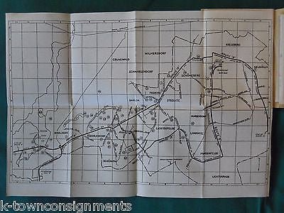 BERLIN GERMANY US SECTOR HEADQUARTERS INFORMATION GUIDE & TWO FOLD-OUT MAPS - K-townConsignments