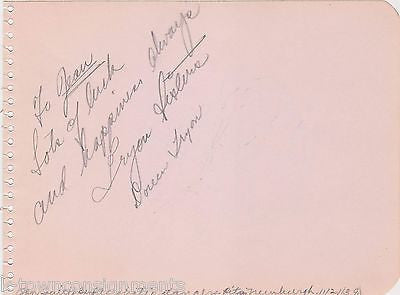 JAN SAVITT 1930s JAZZ BIG BAND MUSICIANS VINTAGE AUTOGRAPH SIGNATURES PAGES - K-townConsignments