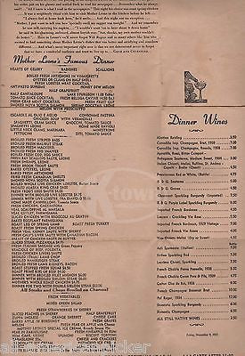 LEONE'S RESTAURANT 48th STREET NEW YORK CITY VINTAGE FOLD-OUT POSTER DINNER MENU - K-townConsignments