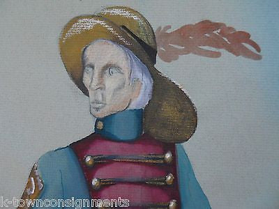SIR LAMBERT A PENNY FOR A SONG THEATRE COSTUME DESIGN SKETCH PAINTING SIGNED - K-townConsignments