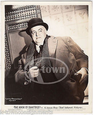 SYDNEY GREENSTREET MASK OF DIMITRIOS MOVIE ACTOR VINTAGE WARNER BROS MOVIE PHOTO - K-townConsignments