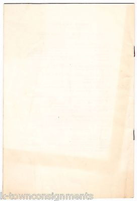 DICKINSON COLLEGE CARLISLE PA VINTAGE GRADUATION COMMENCEMENT PROGRAM 1951 - K-townConsignments