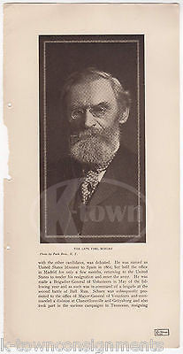 CARL SCHURZ UNION CIVIL WAR GENERAL & POLITICIAN ANTIQUE GRAPHIC PRINT 1906 - K-townConsignments