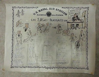 Nimitz Alameda Air Force Base Original Signed Art Poster - K-townConsignments