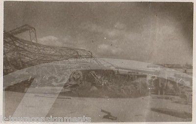 DOWNED GERMAN AIRCRAFT SHOT DOWN PLANES IN ITALY VINTAGE WWII SNAPSHOT PHOTOS - K-townConsignments