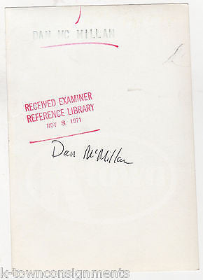 DAN McMILLAN USC & CAL FOOTBALL HALL OF FAME VINTAGE 1970s NEWS ARCHIVE PHOTO - K-townConsignments