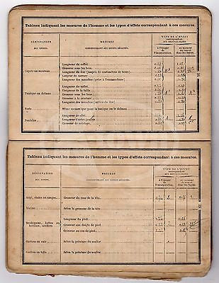 FRENCH 22nd DRAGOON REGIMENT SOLDIER ANTIQUE STAMPED MILITARY PASSPORT BOOK 1886 - K-townConsignments