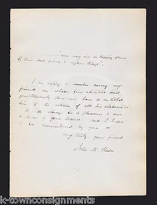 JOHN M. SLADE NEW YORK LAWYER ANTIQUE AUTOGRAPH SIGNED YALE COLLEGE LETTER 1851 - K-townConsignments