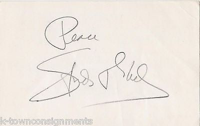 STUDS TERKEL AMERICAN HISTORIAN & AUTHOR VINTAGE AUTOGRAPH SIGNATURE - K-townConsignments
