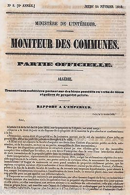 MONITOR OF COMMONS ANTIQUE FRENCH POLITICAL NEWSPAPER PAMPHLETS LOT 1859 - K-townConsignments