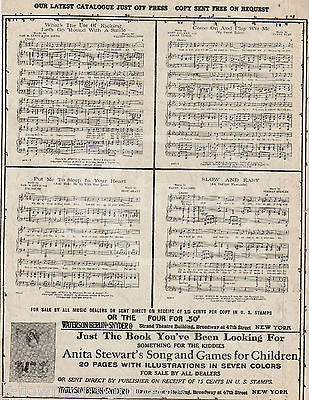 COME ON AND PLAY WIZ ME MY SWEET BABY ANTIQUE GRAPHIC ART FLAPPER SHEET MUSIC - K-townConsignments