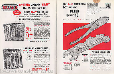 UPLAND FORGE INDUSTRIAL HEX KEYS WRENCH SAWS VINTAGE GRAPHIC ADVERTISING FLYER - K-townConsignments