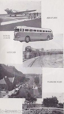 OTTAWA CANADA SUMMER & WINTER SPORTS VINTAGE GRAPHIC ADVERTISING TRAVEL BOOKLET - K-townConsignments
