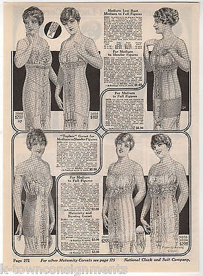 LADIES UNDERWEAR CORSETS WOMENS FASHIONS ANTIQUE GRAPHIC ADVERTISING PRINT - K-townConsignments