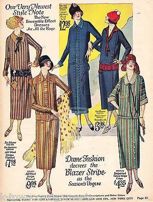 NATIONAL CLOAK SUIT COMPANY NY ANTIQUE CLOTHING FABRICS ART DECO FASHION CATALOG - K-townConsignments