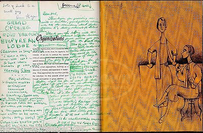 HAL GEORGE NY THEATRE COSTUME DESIGNER AUTOGRAPH SIGNED SANTA ANA YEARBOOK 1954 - K-townConsignments