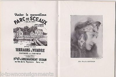 THAIS PARIS OPERA FRANCE ANTIQUE ART DECO ADVERTISING THEATRE PROGRAM 1930 - K-townConsignments