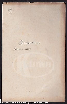 JAMES MORRISON BODINE EARLY AMERICAN MEDICAL DOCTOR ANTIQUE AUTOGRAPH SIGNATURE - K-townConsignments