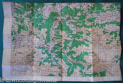 AMERICAN RED CROSS VINTAGE WWII GRAPHIC CITY MAP OF PARIS FOLD-OUT POCKET MAP - K-townConsignments