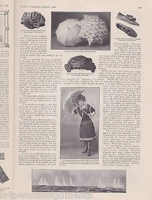 QUEEN OF FASHION WOMEN'S CLOTHING ANTIQUE GRAPHIC ILLUSTRATED NEWS MAGAZINE 1909 - K-townConsignments