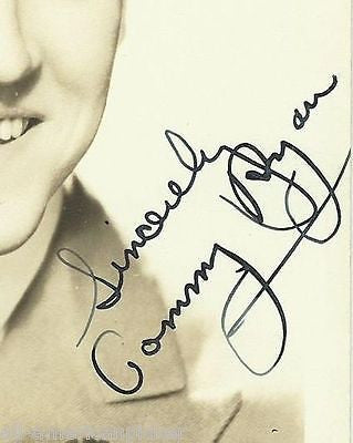 TOMMY RYAN BIG BAND MUSIC LEADER VINTAGE AUTOGRAPH SIGNED PROMO PHOTO - K-townConsignments