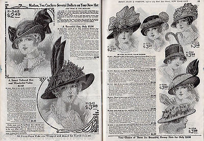 PERRY DAME CLOTHES NEW YORK ANTIQUE GRAPHIC ADVERTISING FASHION CATALOG 1914 - K-townConsignments