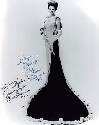 JAYNE JAROE MISS AMERICA PAGEANT 1967 VINTAGE AUTOGRAPH SIGNED 8X10 PHOTOGRAPH - K-townConsignments