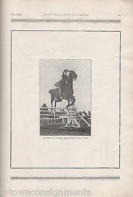 CROONBORG'S GAZETTE OF FASHIONS ANTIQUE ILLUSTRATED DRESS CLOTHING MAGAZINE 1919 - K-townConsignments