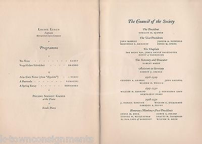 DR WILLIAM KEEN BRAIN SURGEON CHARLES SCHWAB PA NY POLITICAL DINNER PROGRAM 1928 - K-townConsignments