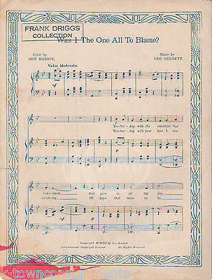 SWING HIGH BABY SWING LOW NURSERY SONG ANTIQUE GRAPHIC ART SHEET MUSIC 1914 - K-townConsignments