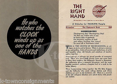 THE RIGHT HAND TRIDENT PRINTING CORP VINTAGE GRAPHIC AMERICANA ADVERTISING BOOK - K-townConsignments