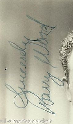 BARRY WOOD YOUR HIT PARADE MUSIC SINGER VINTAGE AUTOGRAPH SIGNED STUDIO PHOTO - K-townConsignments