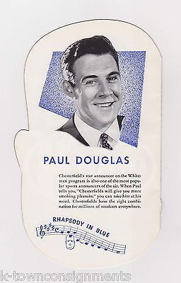 PAUL WHITEMAN CHARLIE TEAGARDEN BIG BAND MUSIC CHESTERFIELD CIGARETTES PROGRAM - K-townConsignments